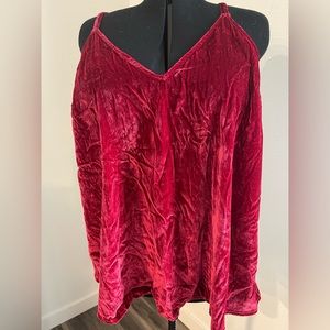 Torrid velour camisole